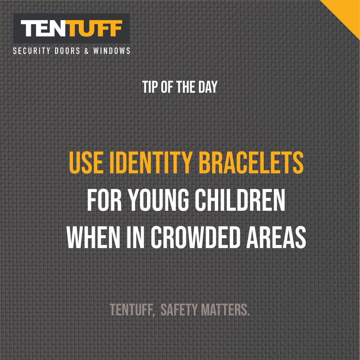 TentuffTM's tweet photo. #tentufftipoftheday #tentuffsafetytips #safehome https://t.co/HHsy5mL1mT