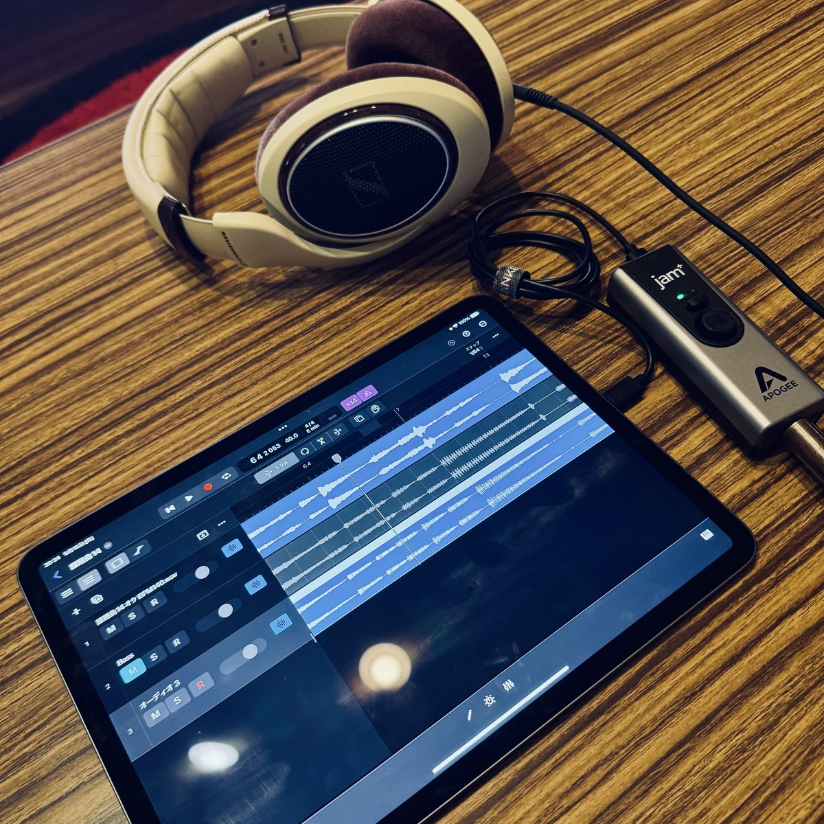 CutSunBass's tweet image. DAWを使った練習環境を構築中
iPad ProのLogic Proでお試ししています
インターフェースはAPOGEE jam+
ミニマルなDTM環境ができて トラブルも少なく安定
難しいこと考えずに即Recできるのが本当に大事🔥
#ベース練習 #DTM #LogicPro