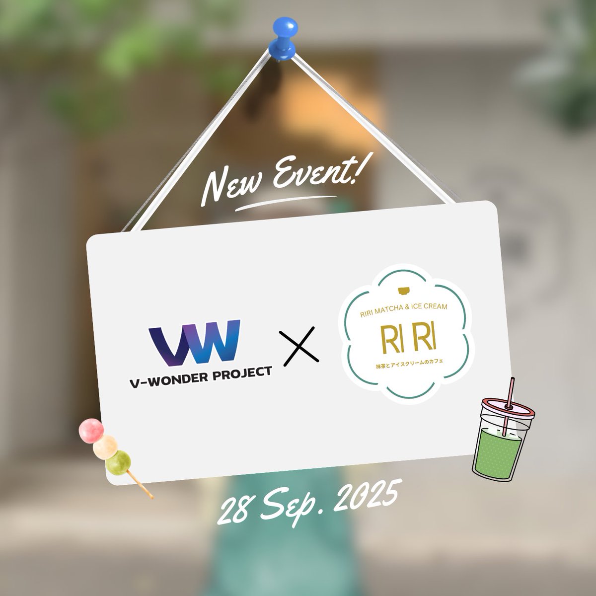 🍡 V-Wonder Project x <a href="/riritea_bkk/">RiRi Teahouse BKK</a> 🍵

28 September 2025 
รายละเอียดติดตามได้เร็วๆนี้ ✨

Riri Teahouse BKK Matcha &amp; Ice Cream
🌼คาเฟ่สไตล์ฝรั่งเศสและญี่ปุ่น ย่าน #สีลม
🌟 วันเวลาทำการ 09.00น. - 17.30น. (เปิดทุกวัน)
📍จอดรถได้บริเวณข้างร้าน
เดินทางสะดวก ใกล้รถไฟฟ้า BTS สุรศักดิ์