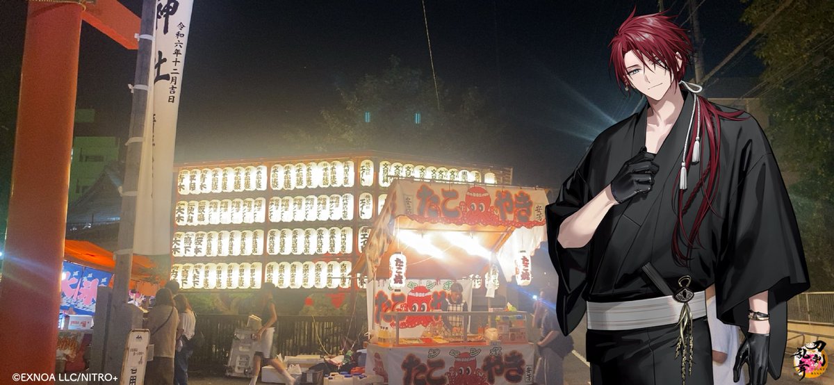 地元も神社の例大祭に☆
抽選当たるかな？！！

#後家くんとの日常