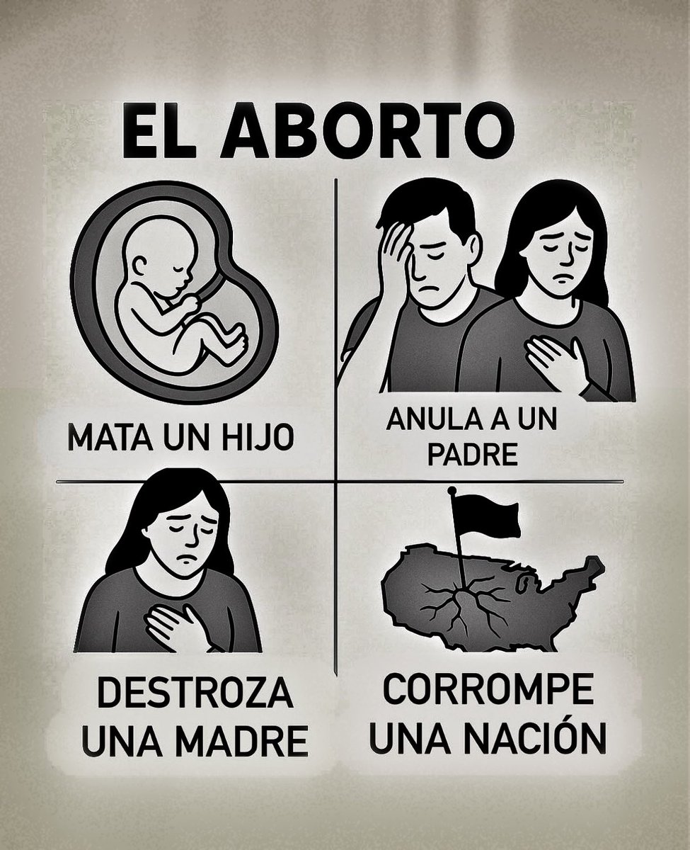 El #aborto empieza matando a un inocente y continúa destrozando la sociedad…
#SiALaVida