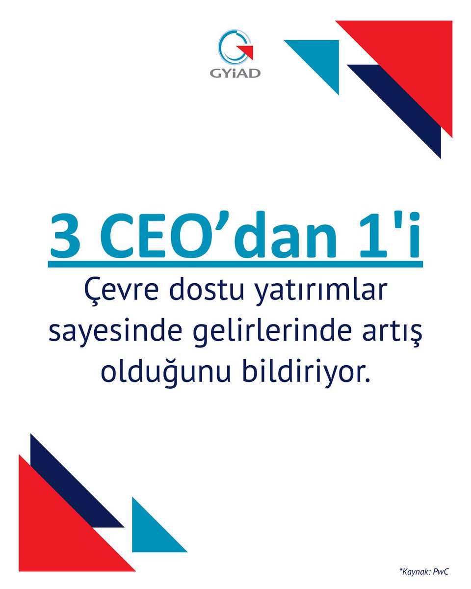 PwC’nin yayınladığı 28. Küresel CEO Araştırması’na göre, her üç üst düzey yöneticiden biri geçtiğimiz beş yılda yaptıkları çevreci yatırımların gelirlerini artırdığını raporladı.

Bununla birlikte iki CEO’dan biri bu adımların maliyetleri azalttığını ya da en azından ek harcama