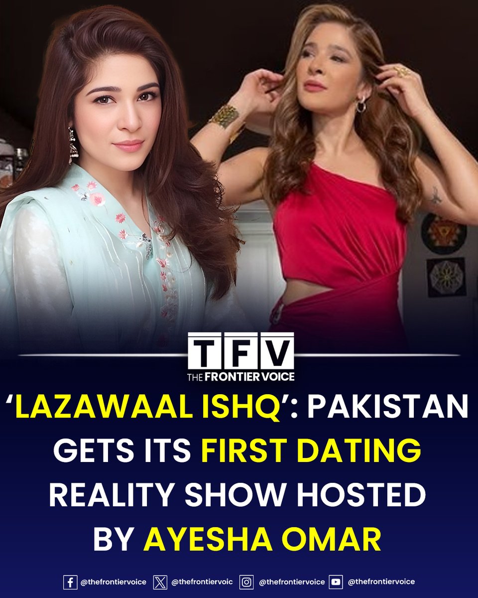 Pakistani actor and model Ayesha Omar is all set to host Pakistan’s first-ever Urdu-language reality dating show Lazawaal Ishq (Eternal Love), the and it’s being filmed in Turkey. The show is another version of Turkish series Aşk Adasi, the show will feature four men and four