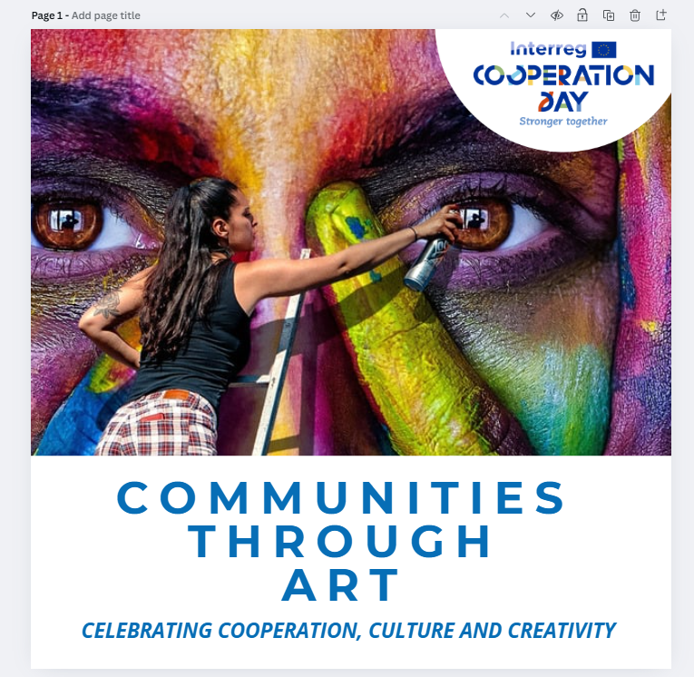 InterregROHU's tweet photo. 🎉 We’re teaming up with Communities Through Art | ROHU00435 project to mark #InterregDay2025 &amp; #35YearsofInterreg in Szeged! 🎨 Workshops, street art &amp; films bring communities closer.
👉 Festival: https://t.co/fujI3c2Fkg | Project: https://t.co/ZhjIAxkcIJ
#InterregROHU #Interreg https://t.co/bLG6NoAgBr