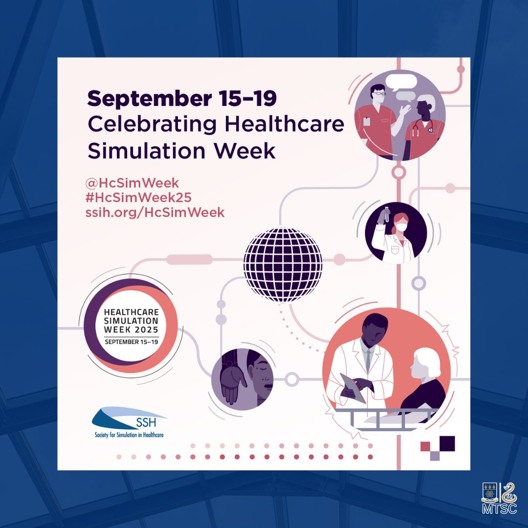 UGMCSim's tweet image. Celebrate with us! #HcSimWeek25 
#ugmcsim #healthsimulation #simulation #cpd #healthcare #heatheducation #events #rentals #ugmc #mtsc