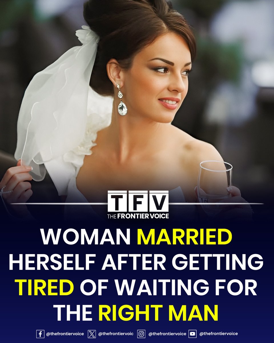 An Italian fitness trainer Laura Mesi made headlines after marrying herself in what she described as a “fairytale without the prince.” The ceremony, which included a white gown, bridesmaids, a three-layer cake, and 70 guests, carried no legal weight but was meant as a celebration