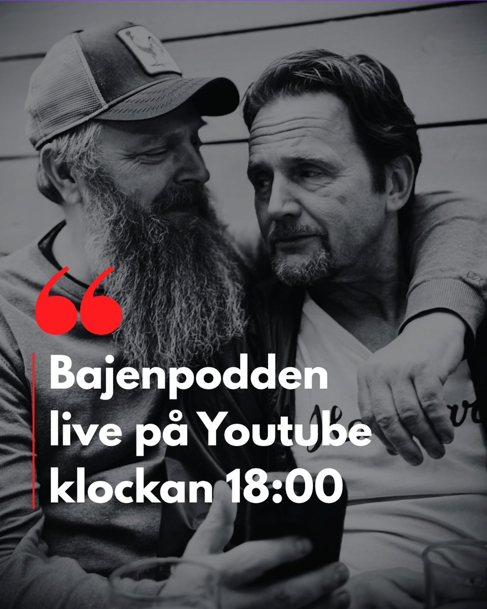 Ikväll blir det tunga analyser och underliggande siffror som vanligt i podden. 
Vi är igång 18.00 på youtube det blir <a href="/ultrish/">Ｕｌｔｒｉｓｈ</a> <a href="/BajenJompa/">John Holmström</a> <a href="/enghseb/">Sebastian Engh</a> och <a href="/kallerbajen/">Kalle Råstedt</a> som kör. 
youtube.com/watch?v=pffBXO…
