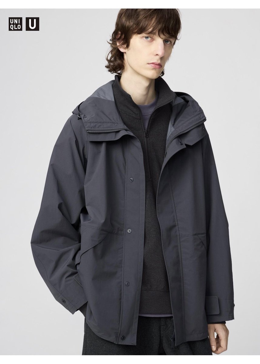 新品未使用 25AW ユニクロC ブロックテックパーカ ブラック Mサイズ 新品未使用 25AW ユニクロC ブロックテックパーカ ブラック M