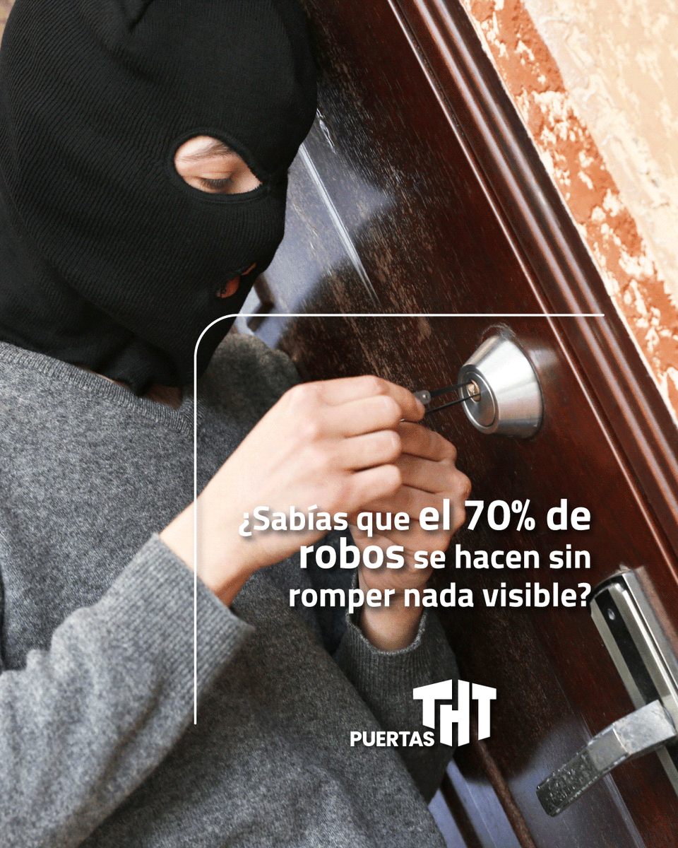 🔍 El 70% de los robos ocurren sin romper nada visible.
Los ladrones buscan puertas sin certificación o cerraduras débiles. Protege tu hogar con puertas THT certificadas RC3 y duerme tranquilo.

☎️951 17 81 91
🔗 puertastht.com

#PuertasTHT #SeguridadEnCasa #RC3