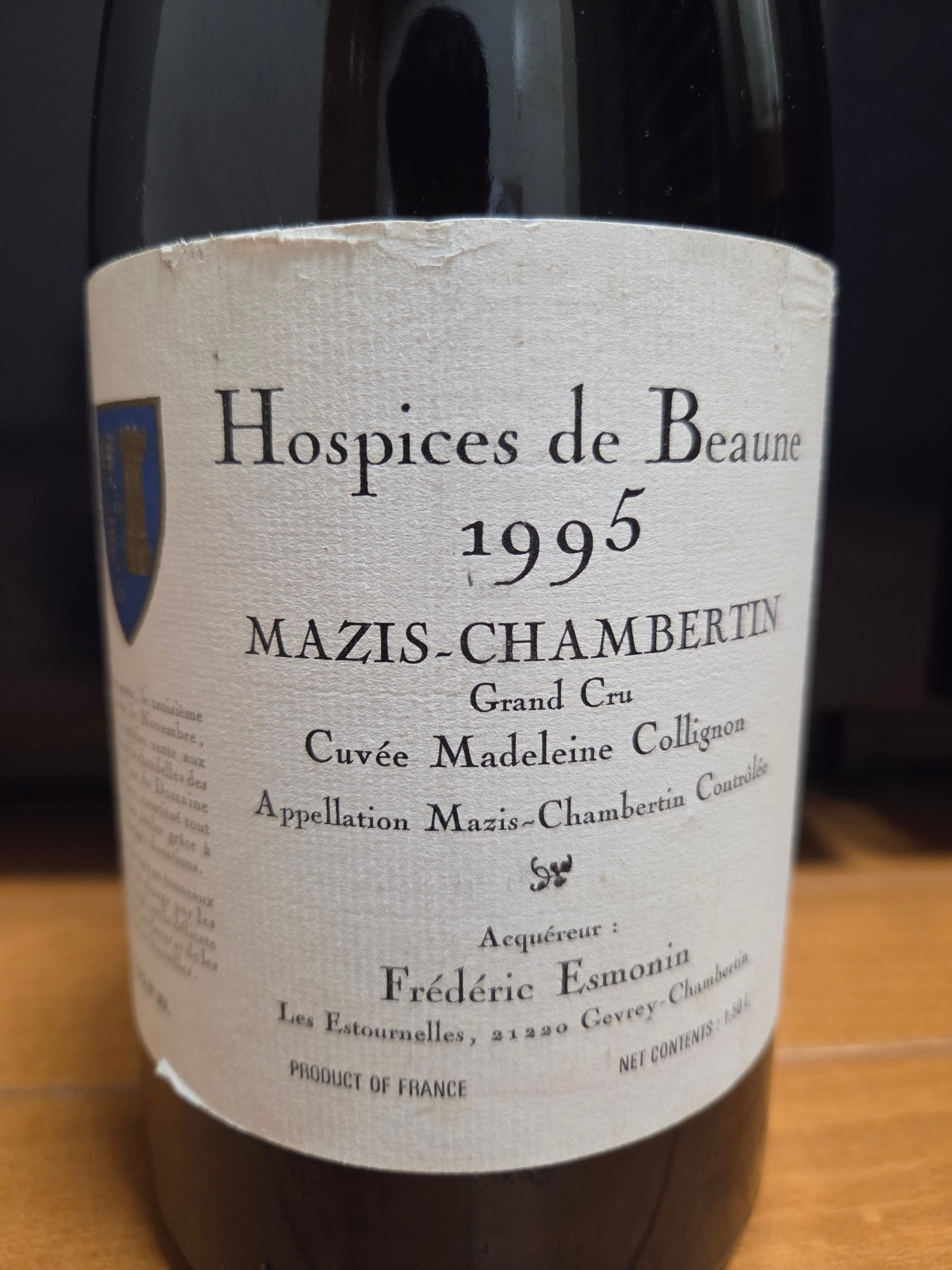 【希少】2009 オスピス・ド・ボーヌ マジ・シャンベルタン グランクリュ Hospices de Beaune Mazis Chambertin Grand Cru Cuvée | Vinica