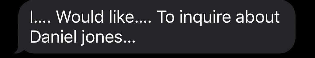 MrWesClarkee's tweet photo. Got Daniel Jones in my fantasy league, tried shopping him when he was announced the starter. Nobody wanted him. Got this text last night. Imma make him pay up https://t.co/hWL6oXunVd