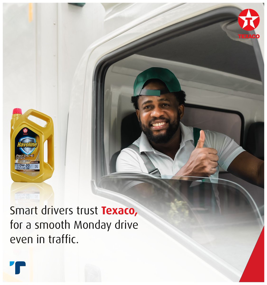 tethysltdng's tweet photo. Don’t be the one who comes in late on Monday because of car troubles. Use Texaco lubricant for your engine.

Tag your traffic partner in crime.

#tethysltd #mondaytraffic #texacolubricantnigeria #texacohavoline #carcare #mondaymood #engineprotectection #maintenancemonday https://t.co/goTgGrtU8E