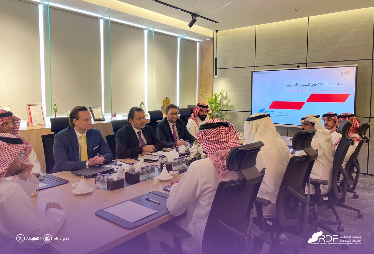 خطوة استراتيجية جديدة نحو التميز المؤسسي ✨

تعاقدت مؤسسة سليمان الراجحي للتمويل التنموي مع الشركة الاستشارية #pwc؛ لتنفيذ برنامج شامل للتطوير المؤسسي، يتضمن مشاريع نوعية في الحوكمة والالتزام، إدارة المخاطر، بناء الشراكات الاستراتيجية، تطوير نظام قياس التحول.