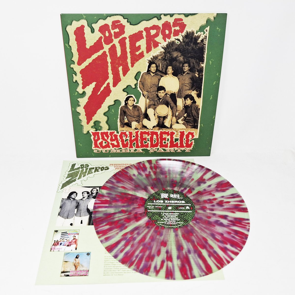 Este recopilatorio recoge por primera vez las mejores grabaciones de Los Zheros, banda pionera de cumbia amazónica de Perú. Ritmos cumbieros rápidos y percusivos con las guitarras eléctricas al estilo surf.
vampisoul.bandcamp.com/.../psychedeli…