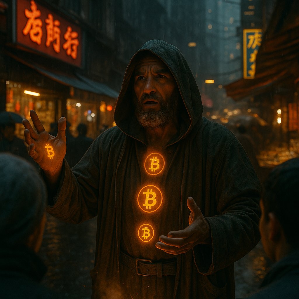 TheBitcoin__'s tweet photo. #Bitcoin the prophecy of sound money. https://t.co/P0LNq7mxSr