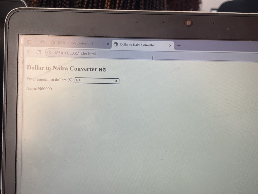 VOlatunji107's tweet image. Typed $40… my screen just fainted. ₦60,000 😭😭😭
#htmlcss #codebeginner #WebDevjourney #100DaysOfCode