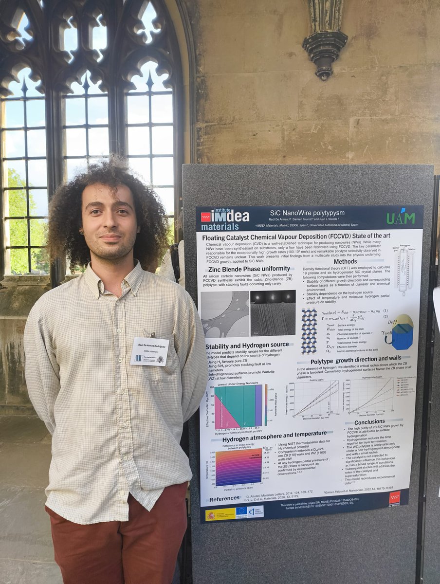 🌟 Excited to share that two of our group members took part in Nanowire Week 2025 at Cambridge!

🔬 Dr. Isabel Gómez Palos presented on SnO nanowires via FCCVD
📊 Raúl de Armas explored SiC nanowire polytypism
For more info 👉 linkedin.com/posts/multifun…