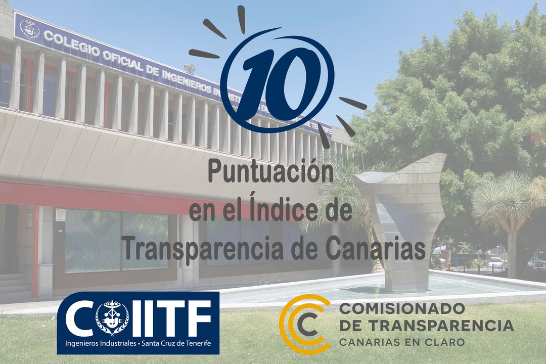 ¡Por tercer año consecutivo destacamos en transparencia! 👏🏼

Alcanzando nuevamente una calificación 10 en el Índice de Transparencia de Canarias, #COIITF demuestra su sólido compromiso con el acceso a la información pública.

ℹ transparenciacanarias.org/evaluacion/pun…