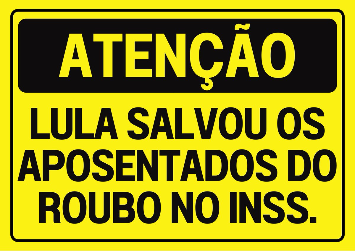 Lula salvou os aposentados do roubo no INSS.