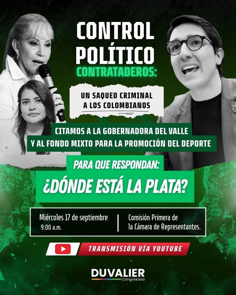 Buenos días, <a href="/DilianFrancisca/">Dilian Francisca T.</a> Recuerda agendarte, tenemos una cita el miércoles. 

Gober, va a estar buenísimo, yo de usted, no me lo perdería. 🕵🏻

#SiempreConArgumentos