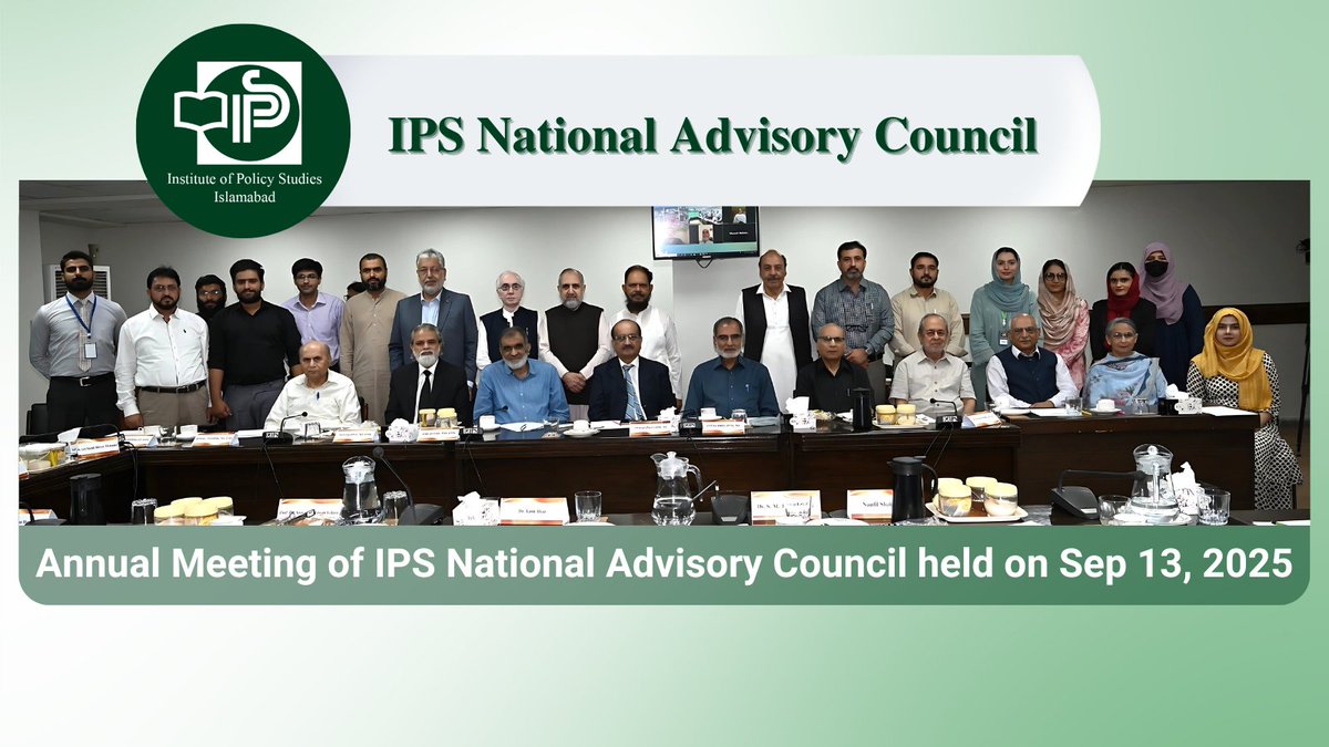 PS Annual NAC Meeting 2025 Held on Sept 13, the session brought together esteemed members to reflect on IPS’s journey &amp; chart the road ahead. They shared strategic insights, while applauding IPS’s impactful work in 2024-25. #PolicyResearch #IPS