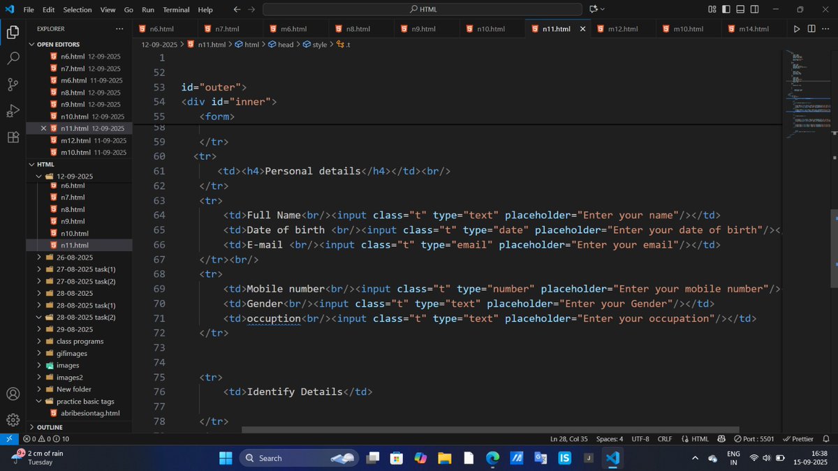 AnubhavMishra96's tweet image. *Day 13 of my full stack web development journey! Building my skills step by step and loving the challenge. The basics are getting clearer every day! 🚀 #FullStack #WebDevelopment #CodingBasics*