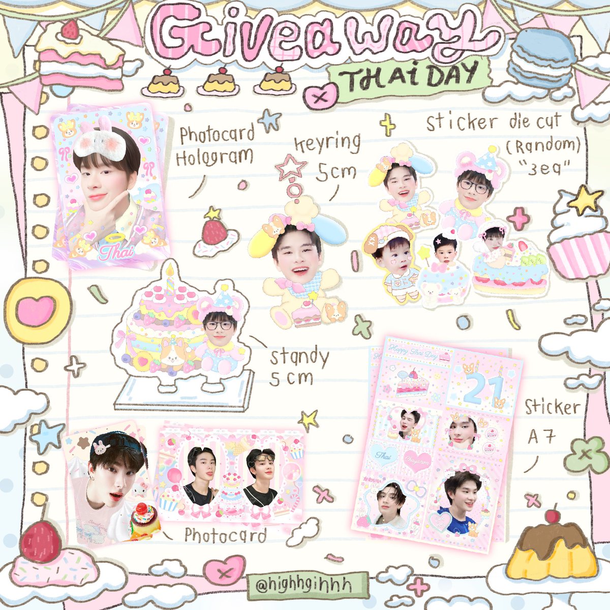 pls kindly rt ˚₊‧✿ 

 ꒰🎂꒱  #21stTwentyFunWithTHAI   ིྀ

    ⁺˖  ⬮ᐡ-ᴥ•⸝⸝ᐡ⬮  #THAIchayanon 🧁

— unionmall ♡ only 3♡ set  
 🍰 27 sep  time ꒰ tba ꒱

— 💌gg form ㅣ̆̈ shipping fee 55 ฿
 🍰 24 sep  time ꒰ 20.00 ꒱ 

♥︎ rt &amp; show this tweet ♥︎