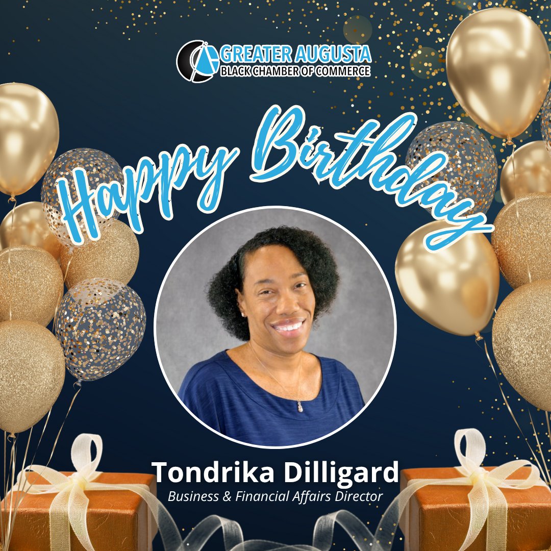 mygabc's tweet image. 🎉🎂 Happy Birthday to our amazing Business &amp;amp; Financial Affairs Director, Tondrika Dilligard! Your brilliance keeps GABCC thriving. Here’s to a fantastic year ahead! 💙 

#GABCCFinance #SmartAndStrong #HappyBirthdayTondrika