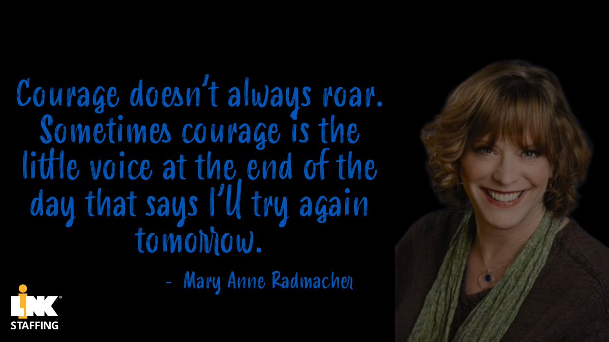 Courage often shows up in quiet persistence. Whether it’s job seekers pushing through challenges or employers navigating workforce demands, true strength is found in consistency &amp; perseverance.

#LinkJobs #LinkValues #MotivationalMonday #CareerGrowth #WorkforceDevelopment #Jobs