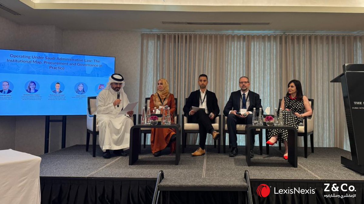 LexisNexis_ME's tweet image. Full House at our UAE Business Breakfast with Z&Co.: Operating with Saudi Government Entities | A huge thank you to everyone who joined us for a packed morning with @LexisNexis_ME and our #KSA partner @ZcoTweets
#SaudiProjects #PublicSector #LexisNexis #ZandCo #Vision2030