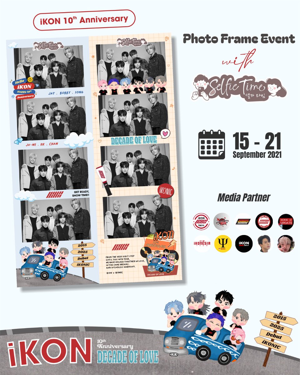 Selfie Time ID (@selfietimeid) on Twitter photo Happy 10th Anniversary, iKON! ๐
Yuk rayakan di Selfie Time pakai frame event dari <a href="/ikoniceventid/">iKONIC ID Event ๐ฎ๐ฉ</a>! ๐ซถ
Catat tanggalnya dan jangan sampai kelewatan, iKONIC! ๐
๐๏ธ 15-21 September 2025
๐ semua store Selfie Time
#selfietimeid #iKON #iKON_10th_Anniversary #10YearsWithiKON Happy 10th Anniversary, iKON! ๐
Yuk rayakan di Selfie Time pakai frame event dari <a href="/ikoniceventid/">iKONIC ID Event ๐ฎ๐ฉ</a>! ๐ซถ
Catat tanggalnya dan jangan sampai kelewatan, iKONIC! ๐
๐๏ธ 15-21 September 2025
๐ semua store Selfie Time
#selfietimeid #iKON #iKON_10th_Anniversary #10YearsWithiKON