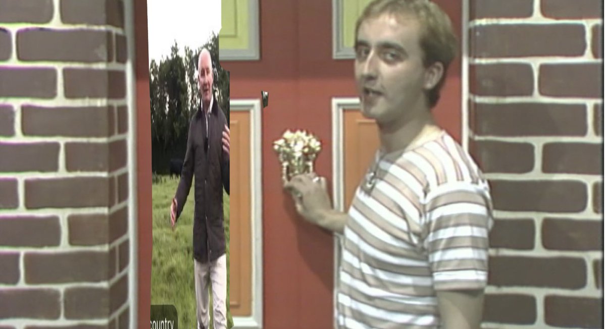 Here’s Jim’s flatmate letting us into Jim’s Rathfarnham farm..