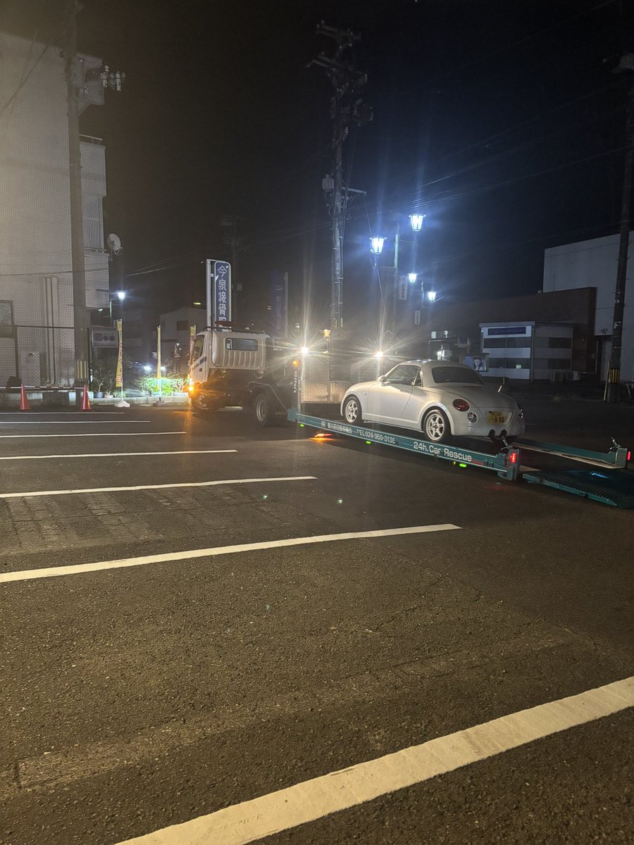 ちばからの駐車場でドナドナコペン