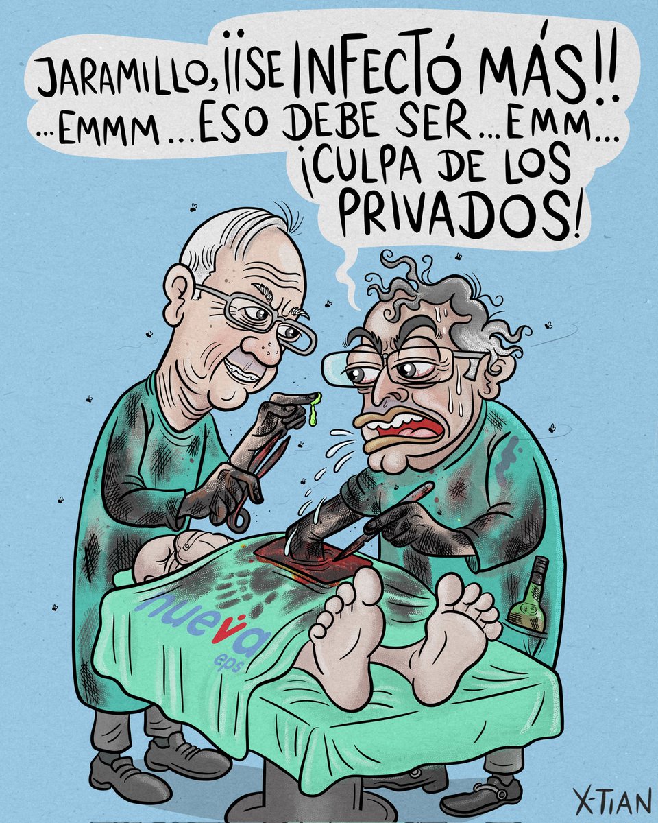 La intervención.⚕️💀
Mi caricatura hoy en <a href="/PublimetroCol/">Publimetro Colombia</a>