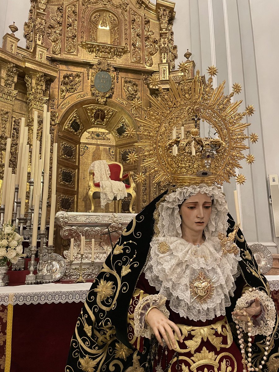 ❤️‍🔥 Ntra. Sra. de la Caridad dispuesta para su devoto besamanos en horario de 17:00 a 21:00.

#CofradíasMLG