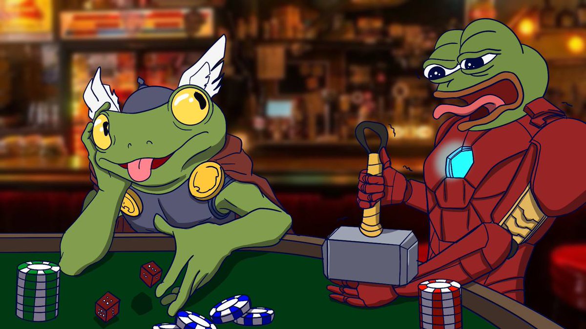 🎉 This is the MARVEL party, and $THROG is the superhero of the meme market.

#THROG #Marvel #ETH#Bullish #StickerCoreAvengers #FrogAssemble #CryptoMultiverse #GreenCandleSaga