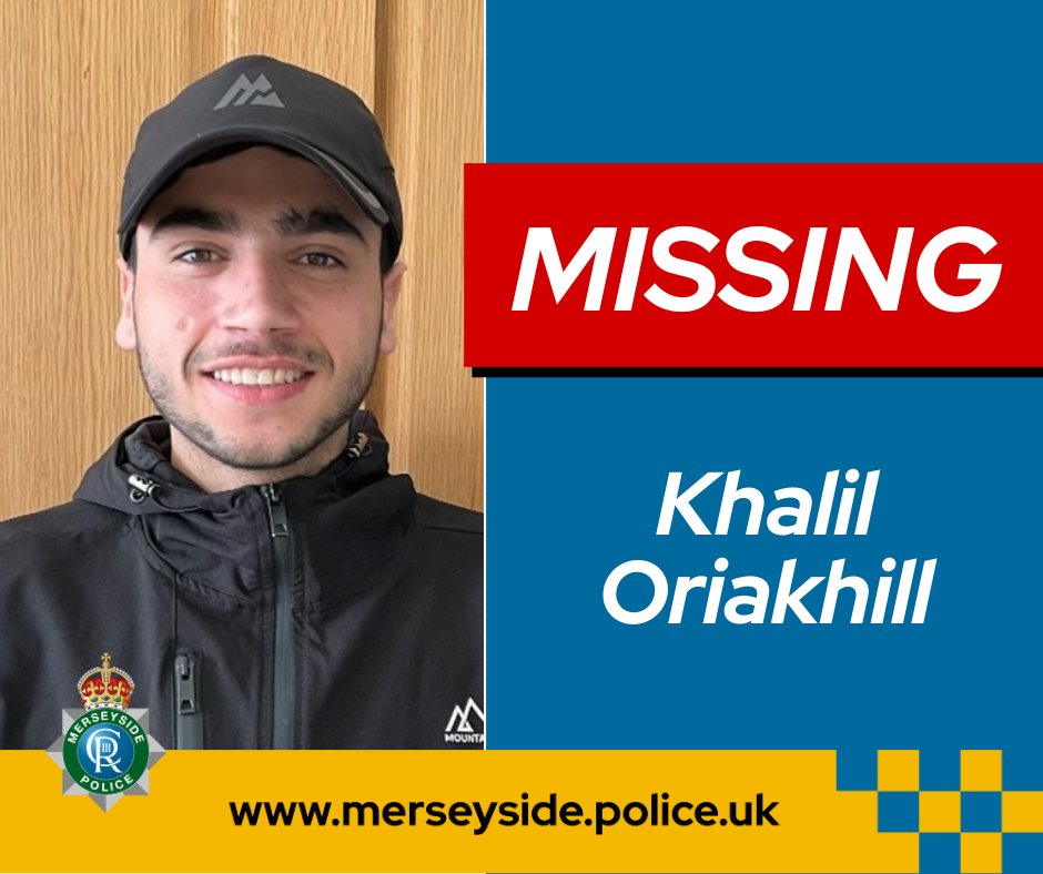 MISSING | We are appealing for help in finding #missing 17-year-old Khalil Oriakhill. Khalil was last seen on Sunday 14 Sep in #RockFerry and has links to #Liverpool city centre. Have you seen him or do know where he is? DM 
<a href="/MerPolCC/">Merseyside Police Contact Centre</a> or <a href="/missingpeople/">Missing People</a> orlo.uk/bnLZ2