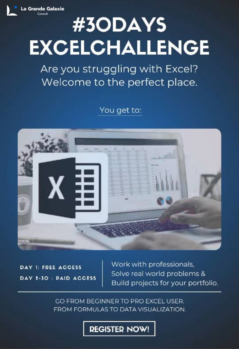 iamlordbernie's tweet image. Start Date - October 4th 2025
The last cohort was a banger.
Hear it from one of our students directly 👇🏾
Do you want to become an Excel Pro?
Ask me how 👇🏾
#30DayExcelChallenge