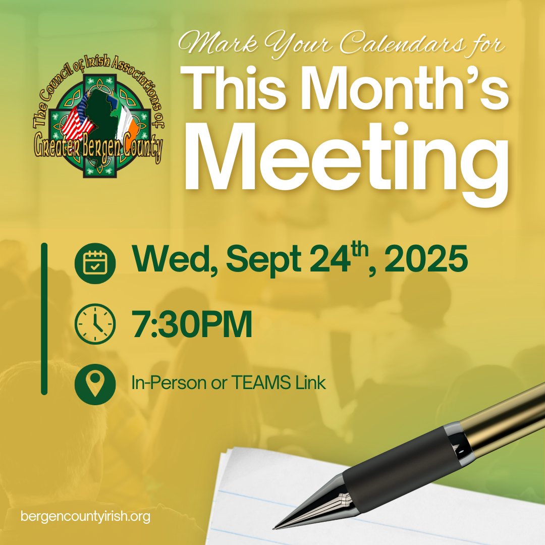 Our Monthly Meetings Resume! We’re excited to announce that our next monthly meeting will be on Wednesday, September 24th. Mark your calendars and stay tuned for more details — we look forward to seeing everyone there!