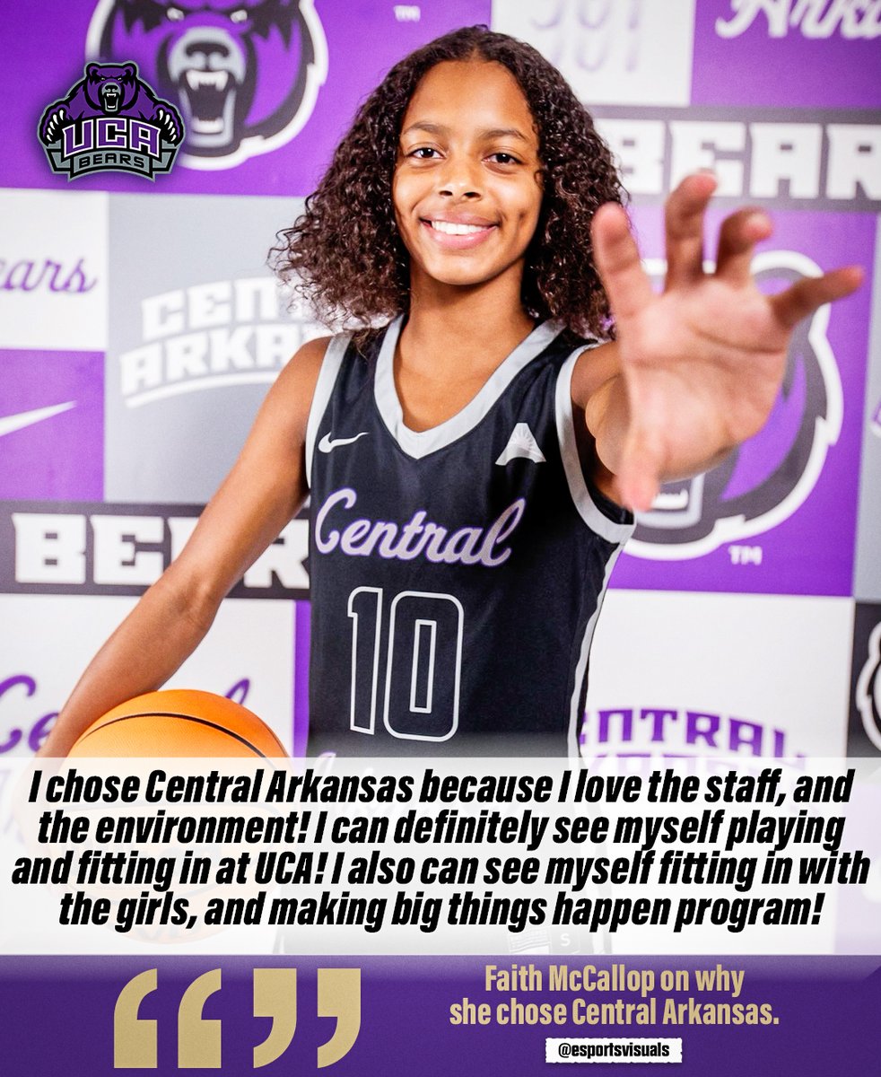 Why Faith McCallop chose Central Arkansas.

#YouAreElite #EliteSportsVisuals <a href="/MccallopFaith/">Faith McCallop</a> <a href="/PiperGirlsBball/">Piper Girls Basketball</a> <a href="/ucawbb/">Sugar Bear Basketball</a>