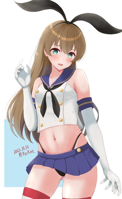 ごめんなー
小さめの女の子描くのが大好きなので枚数g

#三連休は重巡が増えるらしい 