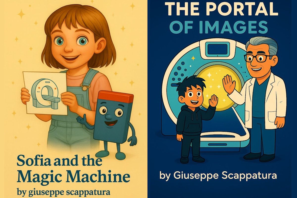 AuntMinnieEuro's tweet photo. #Radiographer Giuseppe Scappatura has produced two free booklets to reduce the anxiety of children over #medicalimaging exams. https://t.co/gGFi65yARb #radiology #SIRM #pediatricradiology #pedsrad https://t.co/RGogZh4hUM