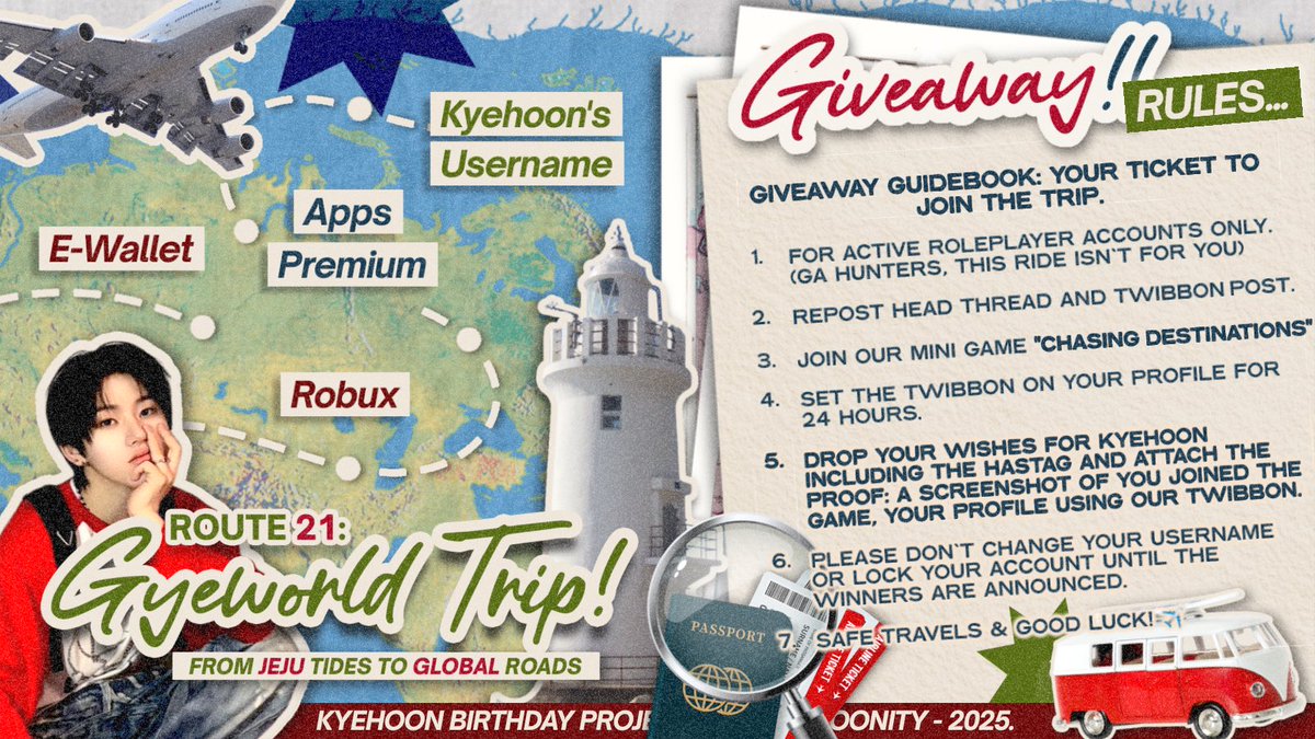 ͏
Travelers on route 21, keep your eyes on the signposts! Coveted 𝗽𝗿𝗶𝘇𝗲𝘀 are waiting to be claimed, making this trip even brighter. It’s a 𝗸𝗲𝗲𝗽𝘀𝗮𝗸𝗲 you can hold, long after our flight has passed. Don’t miss the plane! ✈ 𖦹˚
͏