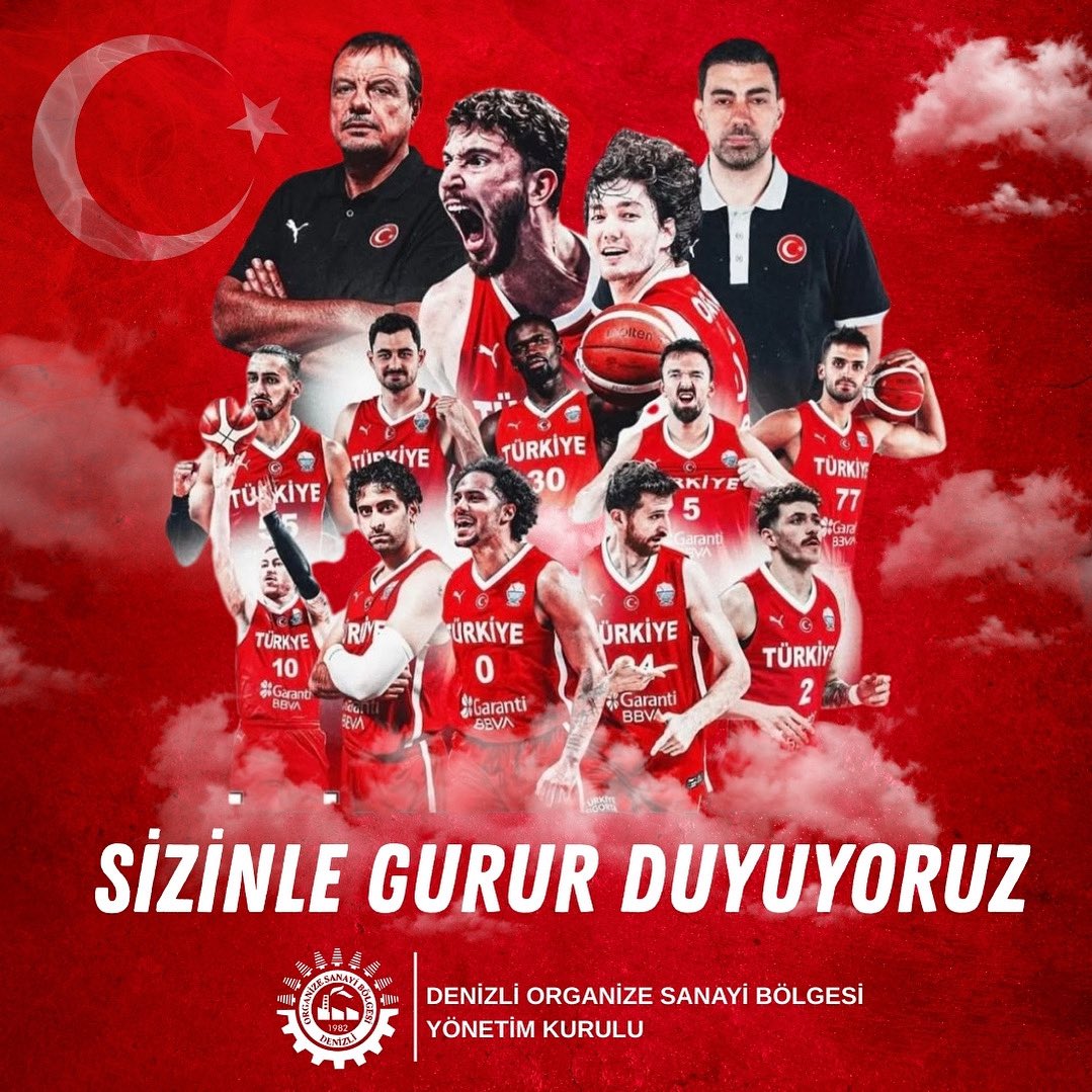 DenizliOsb's tweet image. FIBA 2025 Avrupa Şampiyonası'nı ikinci tamamlayarak gümüş madalyanın sahibi olan Milli Takımımızı tebrik ederiz. 

Sizinle gurur duyuyoruz 12 Dev Adam🇹🇷

#denizliosb #dosb #denizliosbmüdürlüğü #millitakım #avrupaşampiyonası #basketbol