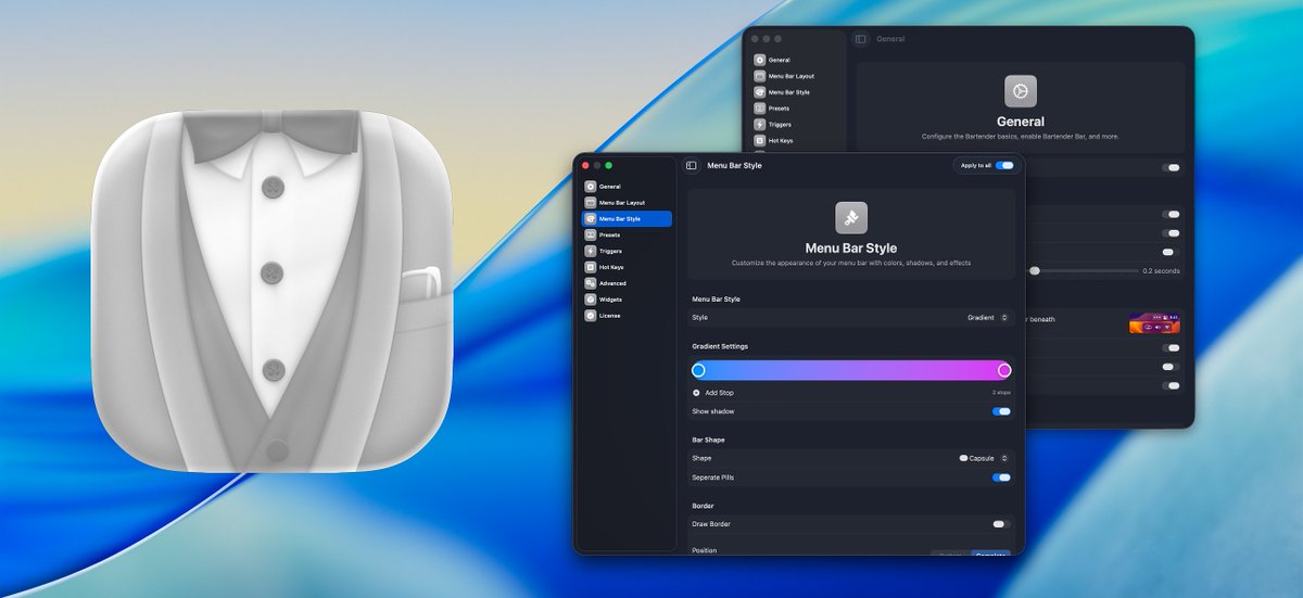 Bartender for Mac tweet media