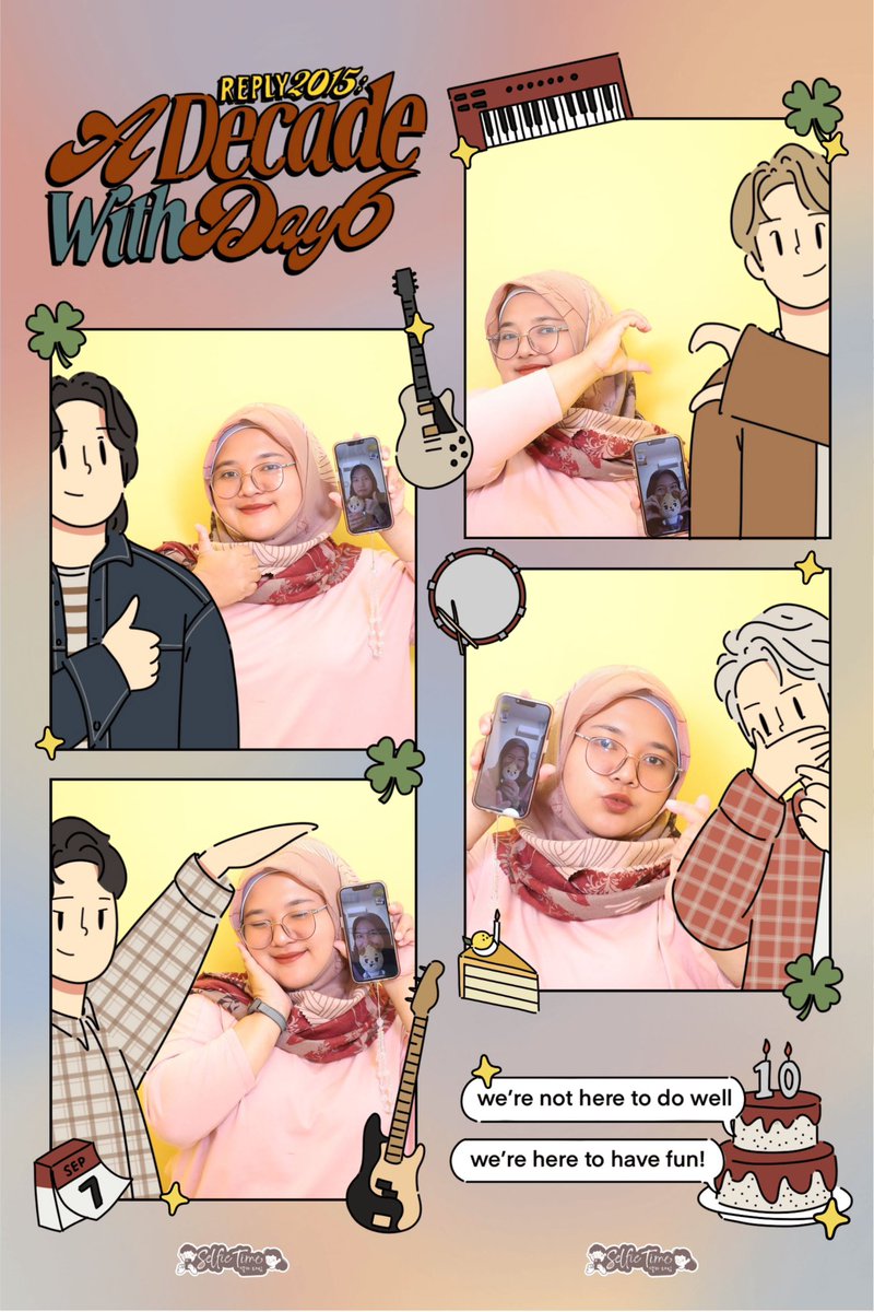 berhubung di malaysia tidak ada, jadilah kita foto dengan the one and only and always partner photobooth LDR <a href="/safitrifa/">Ⓢⓐⓕⓘⓣⓡⓘ</a>. cuteness overload! 🫶🏻

#Reply2015 #ADecadeWithDAY6 #DAY6Debut10thAnniversary