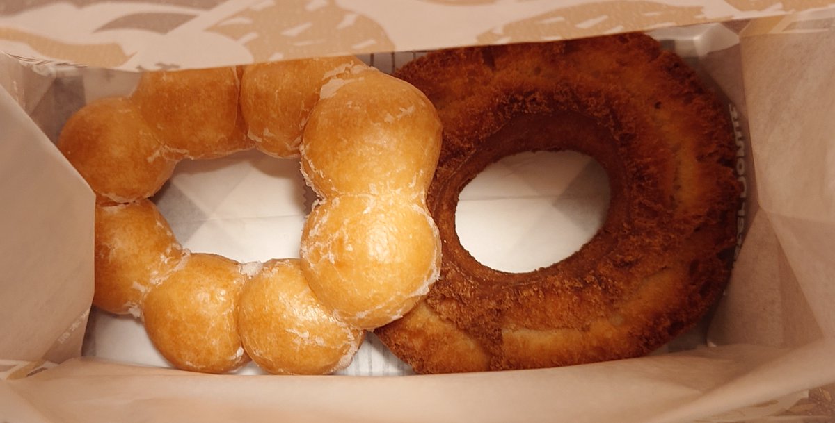 帰りに自分でも買うてもうた🍩