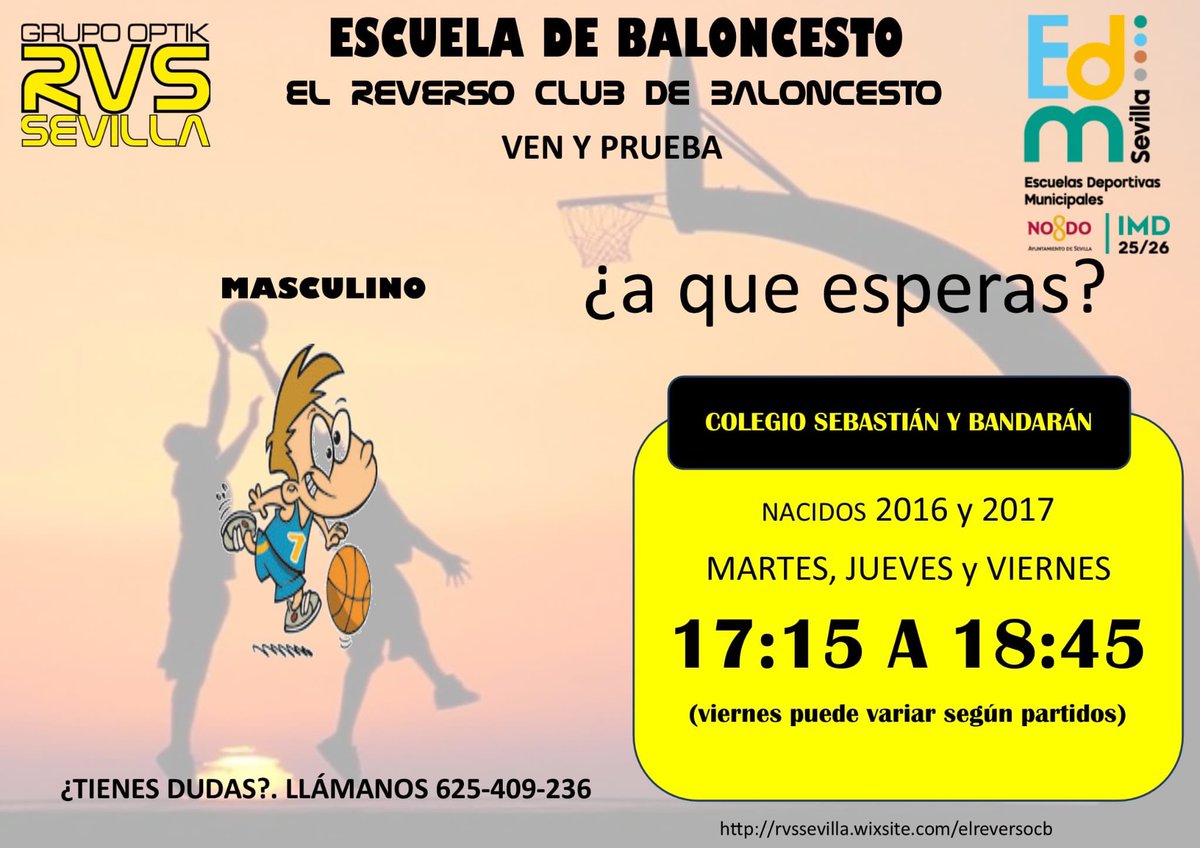 🔔 AUN TENEMOS PLAZAS PARA LOS MAS PEQUEÑOS. 

PÁSALO 😉