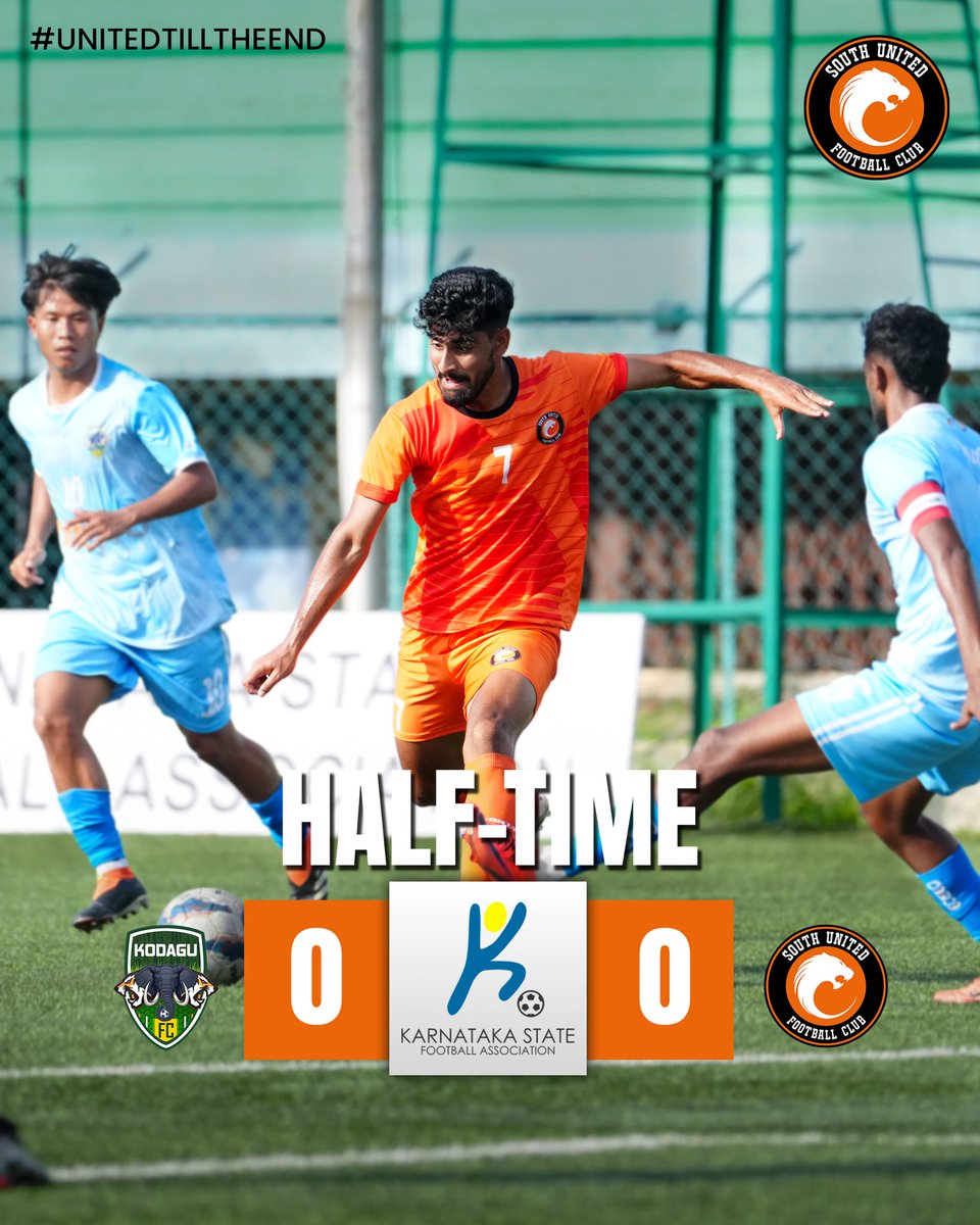 A tight first half as both teams battle it out!

Catch all the action live on shorturl.at/9Ibk1