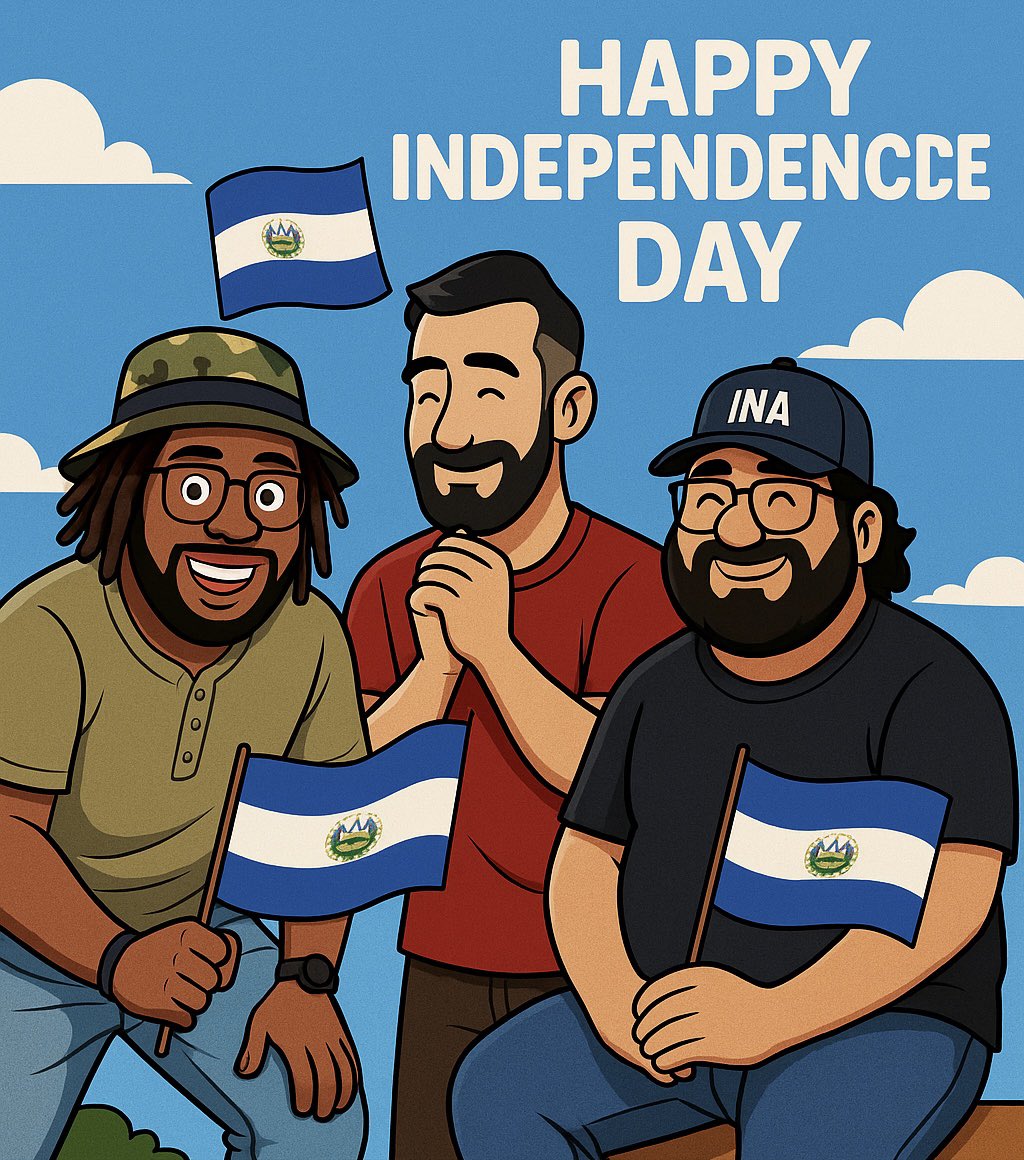 “Insert Name” FC Podcast (@insertnamefc) on Twitter photo 🇸🇻✨ ¡Feliz Día de la Independencia, El Salvador! ✨🇸🇻
Today we celebrate the pride, culture, and resilience of the Salvadoran people. From the blue and white to the heart of Central America — ¡Que viva El Salvador! 💙🤍💙
#ElSalvador #Independencia #CentroAmerica 🇸🇻✨ ¡Feliz Día de la Independencia, El Salvador! ✨🇸🇻
Today we celebrate the pride, culture, and resilience of the Salvadoran people. From the blue and white to the heart of Central America — ¡Que viva El Salvador! 💙🤍💙
#ElSalvador #Independencia #CentroAmerica